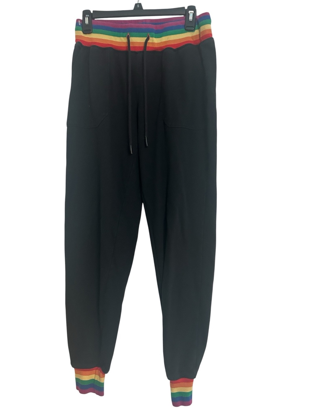 TomboyX Rainbow Striped Track Pants - Red, Orange, Yellow, Green, Blue, Purple